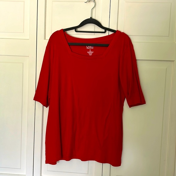 Croft & Barrow Red XL/XXL Top - Picture 1 of 5